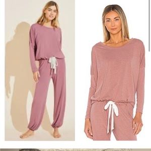 Small bottom medium top pajama set